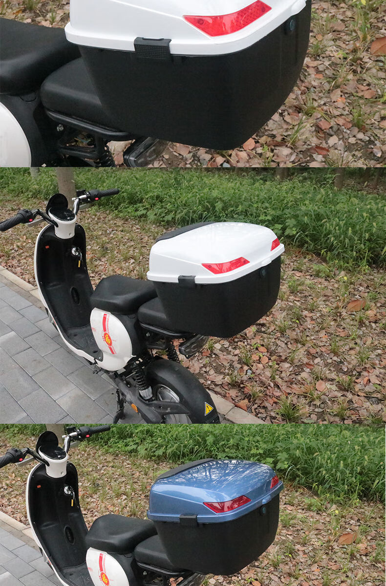 11】电动车后备箱雅迪爱玛新日金箭台铃小刀大号电动电瓶车通用型储物