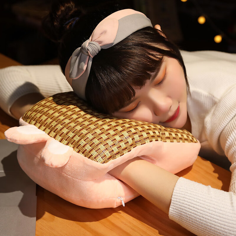 超清爽冰丝午睡枕趴睡枕头学生桌上办公室睡觉抱枕儿童午睡神器教室