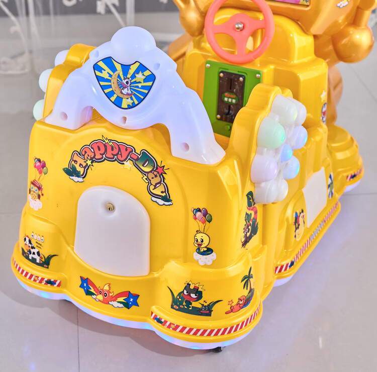 萌虎摇摆乐厂家直销2022新款儿童电动投币摇摇车市门口商用俏皮虎瑶瑶