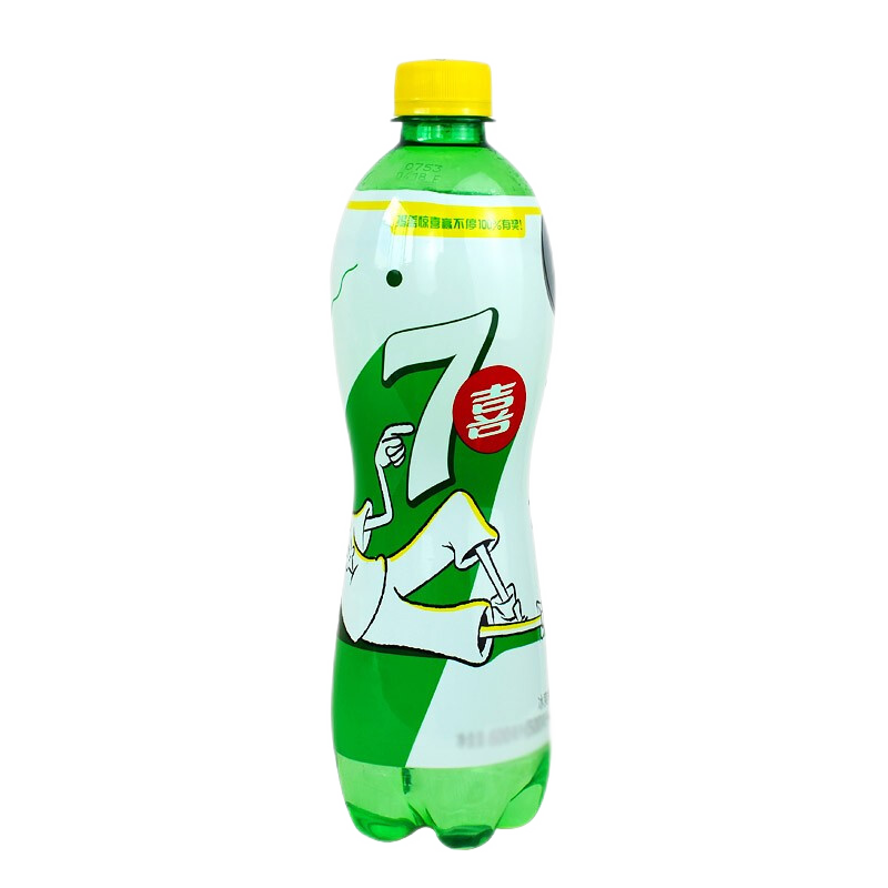 上海可发 七喜柠檬味碳酸汽水500ml*16瓶/8瓶/24瓶饮料夏季饮品加 24