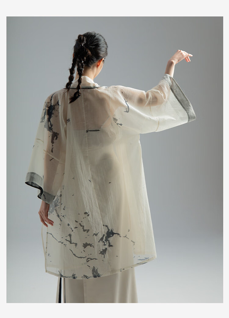 改良汉服女汉元素中国风上班可穿的须弥改良背心xs