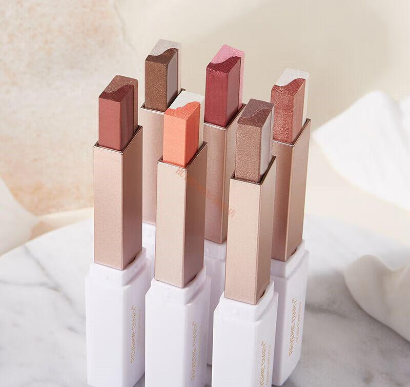 一抹成型双色眼影棒眼影笔懒人防水防汗珠光眼影大地色初学者01桃花妆