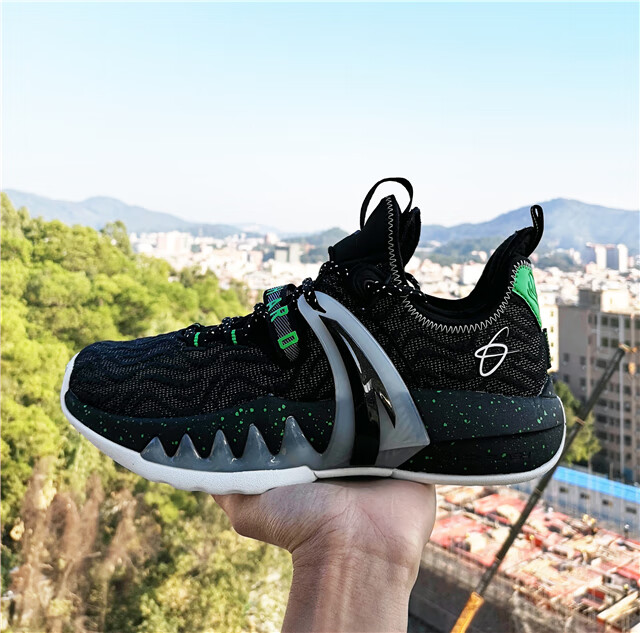 海沃德2代鞋带白色黑色蓝色黄二代42适配李宁篮球鞋椭圆gh黑色绿点