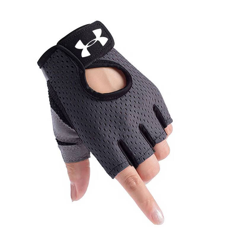 2022新款撸铁手套男日本运动健身手套男器械训练防滑防起茧女薄款半指