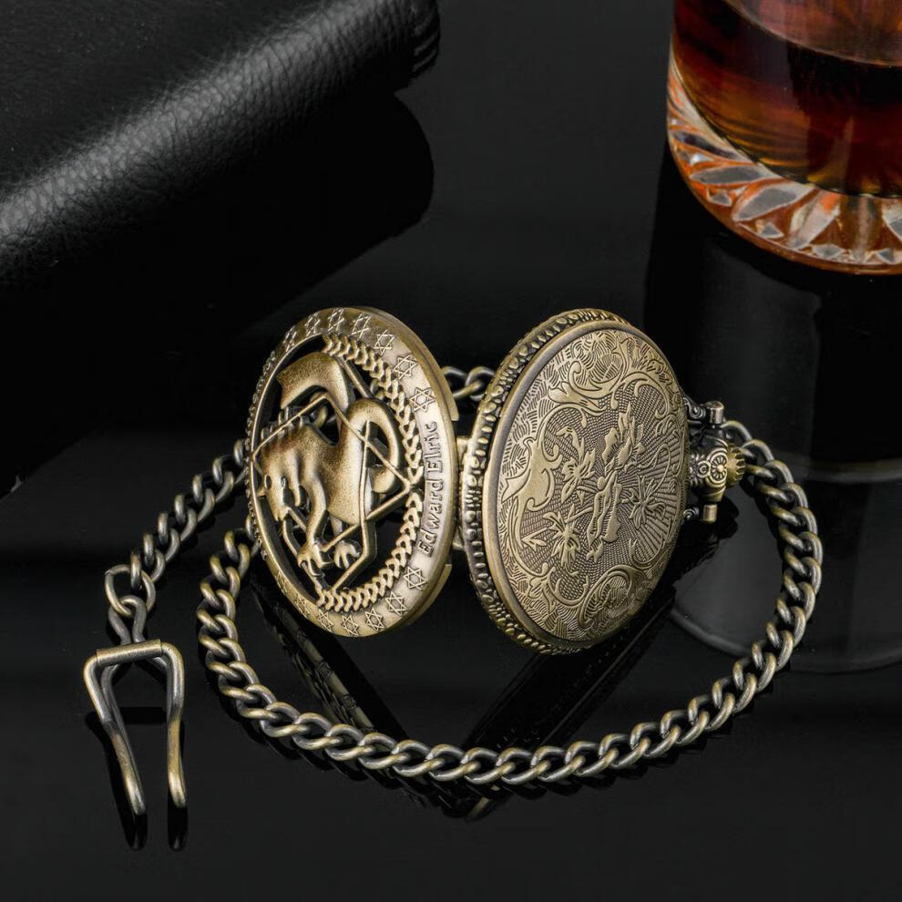 六一儿童节礼物钢之炼金术师怀表卡通动漫钢之炼金术师银怀表男款二