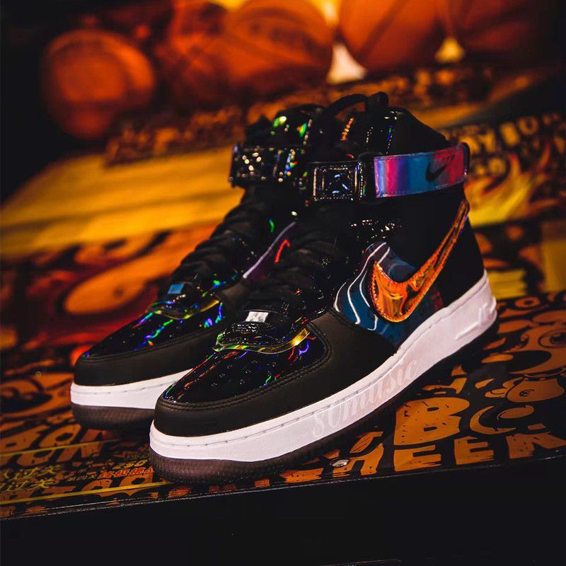 女鞋1空军一号af1镭射炫彩电玩高帮男鞋dc2111 dc2111-191 dc0831-101