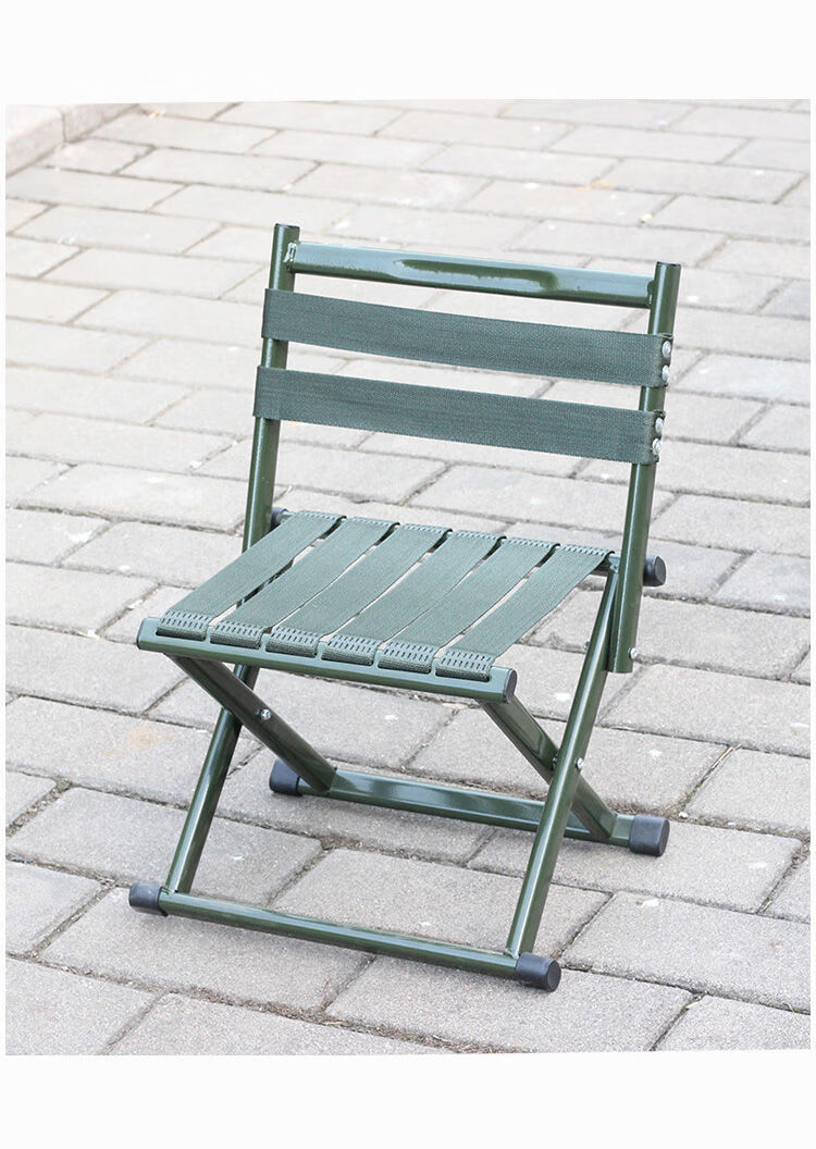 矮靠背椅子凳子小靠背马扎便携钓椅折叠凳可以装进背包火车小板凳40