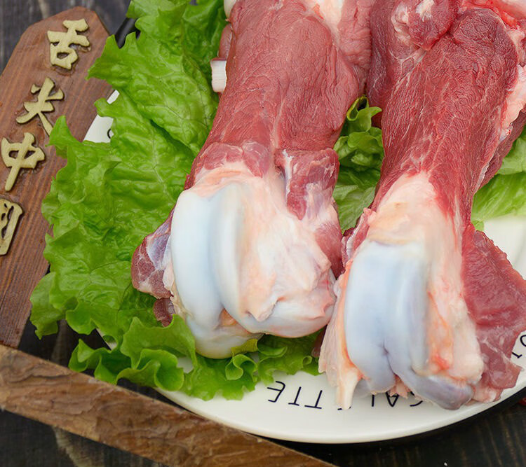 黑猪大骨头新鲜速冻猪骨头带肉棒骨煲汤生鲜 普米加罗 3斤黑猪多肉大