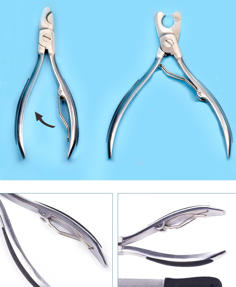 狗狗指甲剪指甲钳大狗金毛柯基边牧中大型犬巨型犬指甲刀宠物用品银色