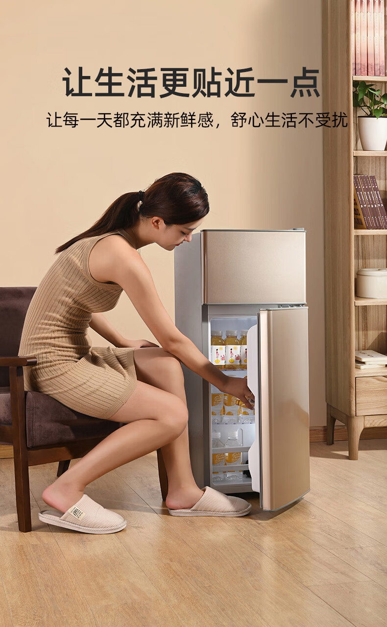 广东西门子生活科技有限公司yzzn双开门电冰箱冷藏冷冻迷你小型家用