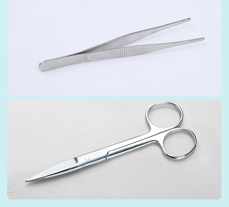 医用钳子手术剪刀不锈钢镊子油膏罐腰子盘消毒泡镊酒精棉球敷料桶医用
