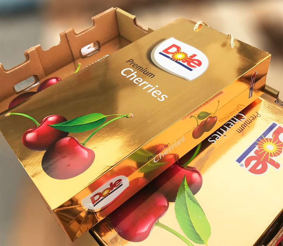 5折 智利空运车厘子都乐santa甜樱桃dole黑车礼盒非澳洲 发顺丰 3j