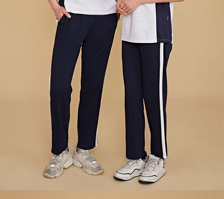 北京市第十四中学校服套装现货(男女同款) 针织长裤 155cm【图片 价格