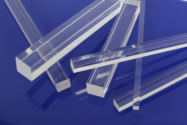 定制亚克力棒方条透明有机玻璃棒水晶柱四方棒导光棒330mm非塑料条定1