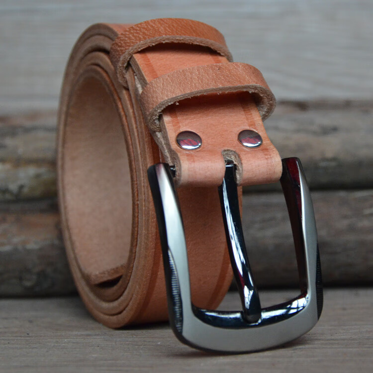 老式牛皮腰带加厚纯牛皮电工皮带劳保皮带中老年爸爸爷爷真皮皮带35