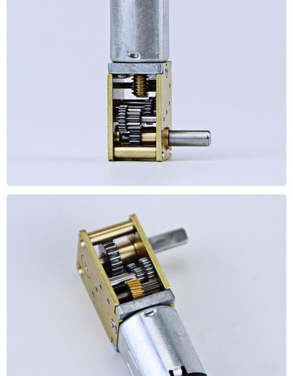 n20减速电机6v12v涡轮蜗杆微型直流迷你慢速可调速智能锁小型马达6v34