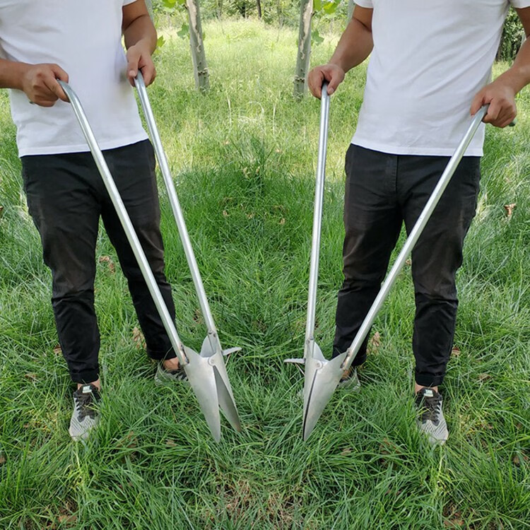 神器土豆生姜蔬菜玉米移栽器移植器蔬菜农用工具手动种菜器双把栽苗器