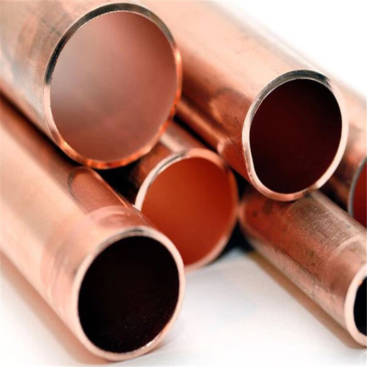 t2紫铜管无氧中央空调铜管连接管直管加厚铜壁厚15mm华鸿铜业φ1210米