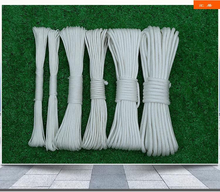 2022新款呢绒绳尼龙加粗耐磨晒子捆绑编织涤纶抗老化晾衣宿舍窗帘8