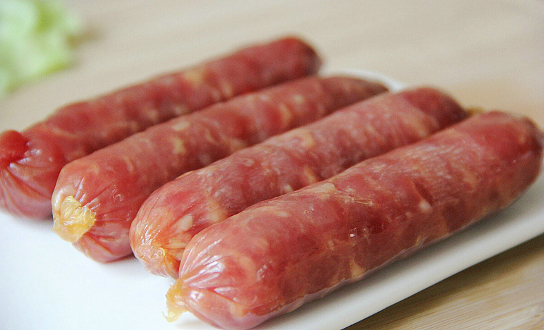 5折天津特产二厂迎宾大腊肠迎宾精致腊肠酱货火腿佐餐食品8根装大包