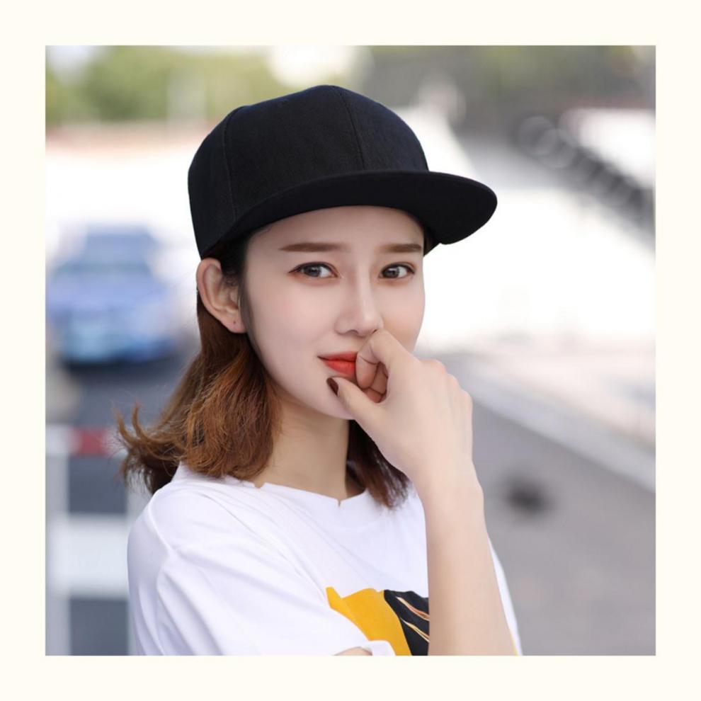 平檐帽帽子女秋冬平沿帽遮阳帽休闲百搭春夏鸭舌帽学生街舞棒球s樱花