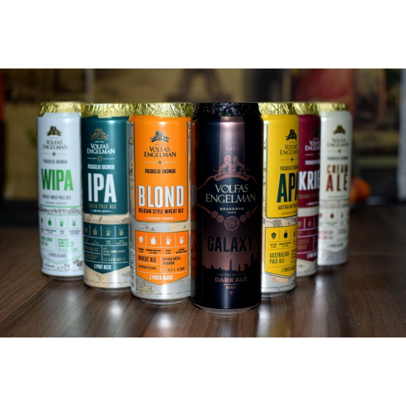 立陶宛沃夫狼啤volfas啤酒黑啤apawipa樱桃艾尔568ml6口味