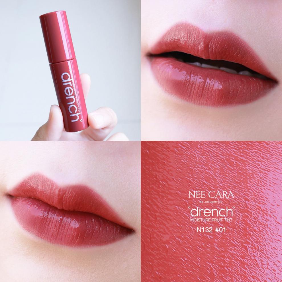 双十二狂欢 彩妆neecara果汁唇釉drench moisture fruittint滋润 04