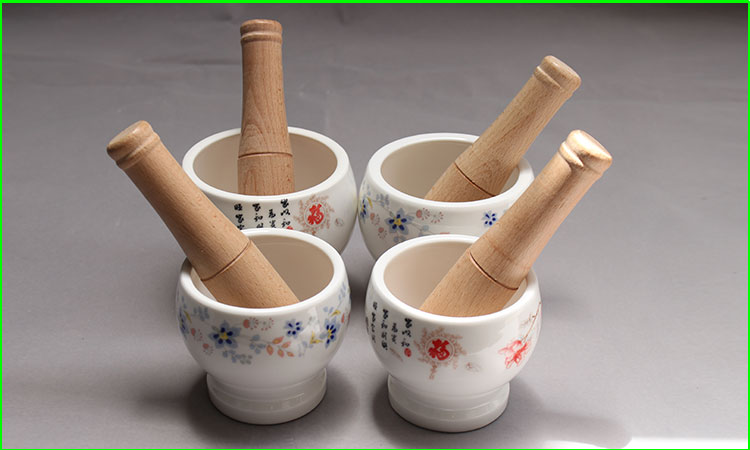 鳗琦缘家用陶瓷捣蒜器蒜臼子陶瓷捣蒜缸砸蒜罐药罐压蒜器研磨罐捣药器