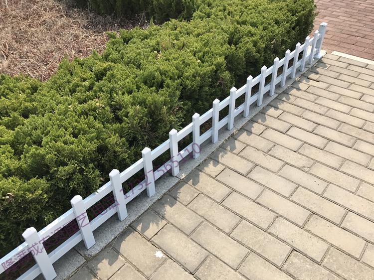 xmsjpvc塑钢绿化草坪护栏学校小区花园绿地围栏路边栅栏绿化带隔离栏