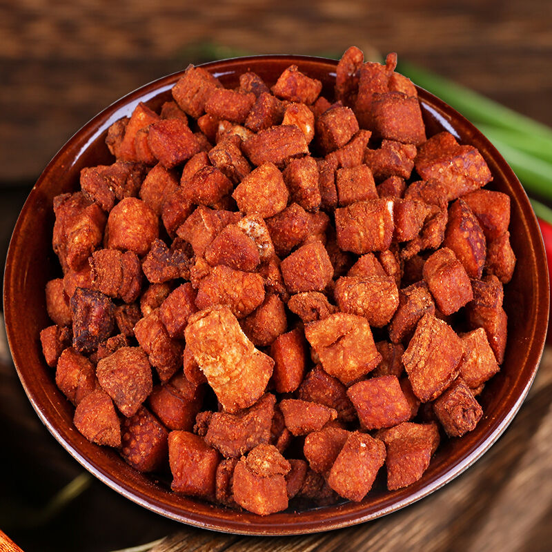 脆哨贵州特产小吃正宗贵阳遵义特色软哨非丁家猪肥肉酥脆油渣臊子