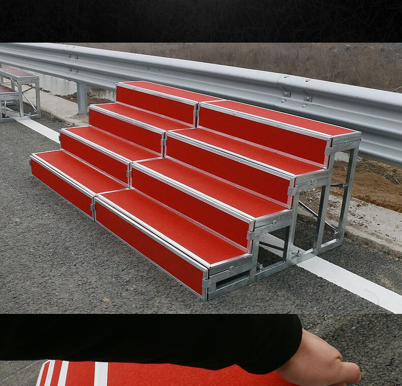 合唱台阶三层可移动折叠舞台梯踏步站台架学校幼儿园音乐凳合影台 【