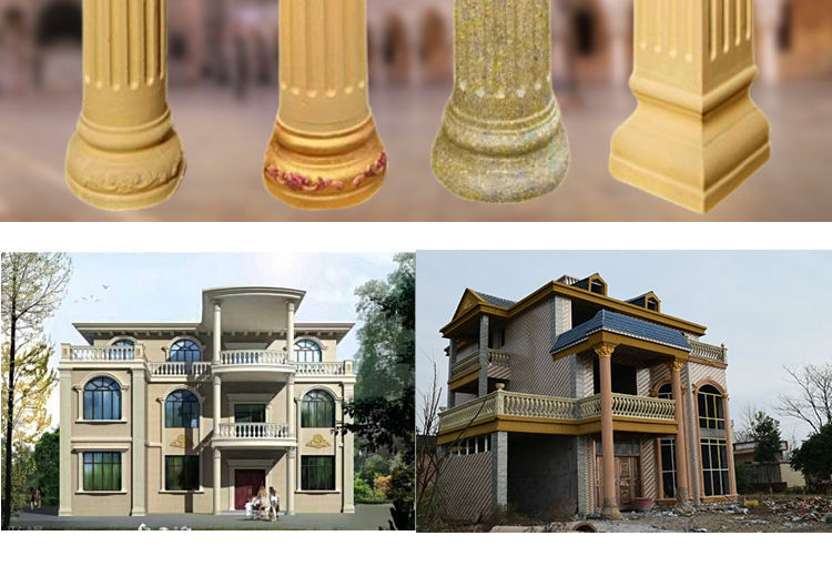 罗马柱模具全套圆柱别墅大门水泥现浇带槽圆柱加厚模板方柱子 30直径