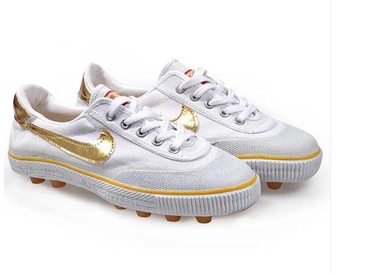 【特价捡漏】三球足球鞋钉鞋耐磨胶钉儿童低帮碎钉帆布学生经典草地