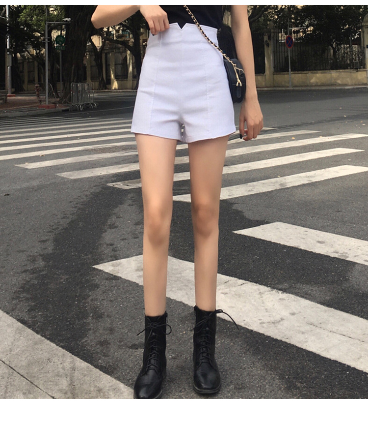 外穿超短裤女冬季新款黑色高腰西装短裤春2022年显瘦a字裤包臀休闲