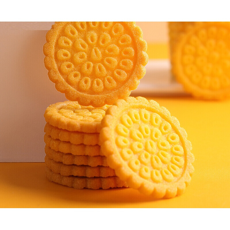 喜食尚玉崎玉米饽饽粗粮饼干早餐食品七天轻食200g原味200g2盒