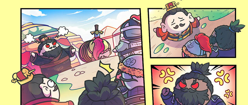 《赛雷三分钟漫画三国演义123456 全6册 赛雷全彩漫画作品123套装三本