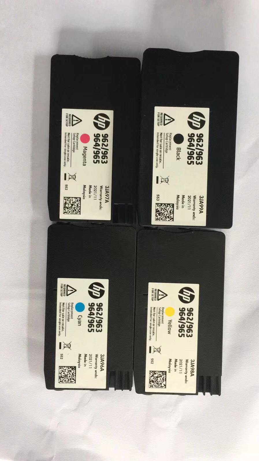 原装惠普965墨盒hp901090169019902090269028打印机墨盒xl红色