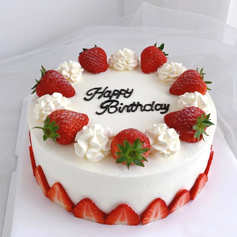 仿真蛋糕模型2021新款流行网红水果奶油生日蛋糕模型橱窗展示样品