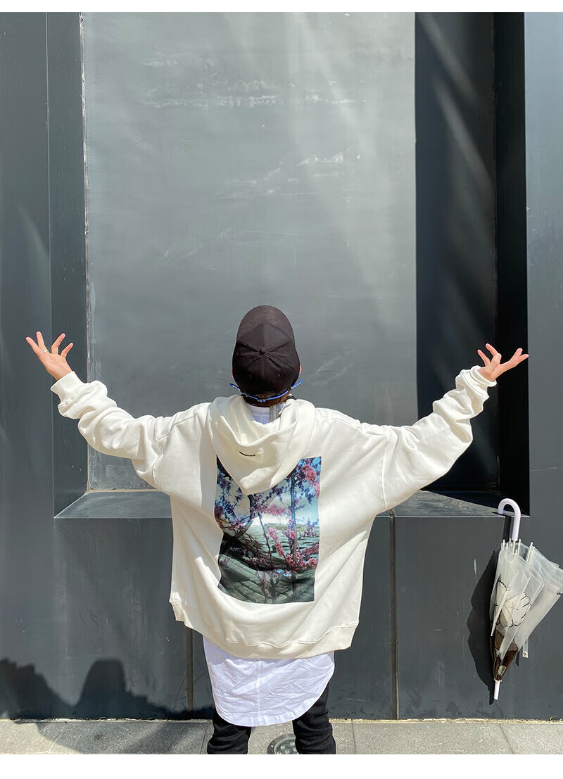 fear of god 复线essentials第七季花卉卫衣fog帽衫男女情侣冬装官方