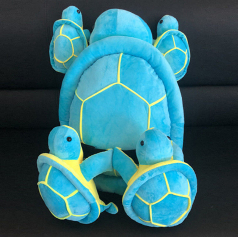 小乌龟护具成人亲子款护臀护膝小乌龟男女儿童护 蓝龟【护臀 护膝】