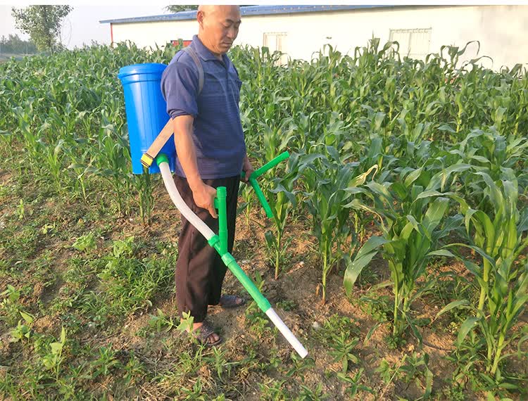 撒化肥 器玉米施肥玉米追肥 器丢肥料机器农用人工手动小型 25升 大约