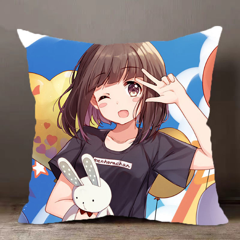 太美鑫 七濑抱枕胡桃周边定制枕头套menherachan动漫二次元靠垫可拆洗