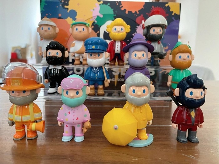 farmerbob两件farmerbob男友3代色彩系列盲盒玩具礼物新款现货摆件