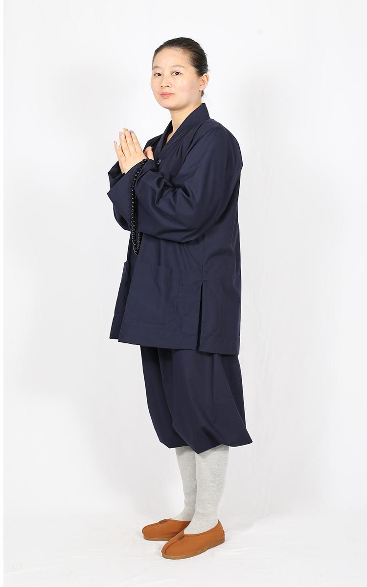 袈裟僧衣方丈服装高档刺绣千佛衣全套僧衣僧服棉质短褂短套男夏天出家