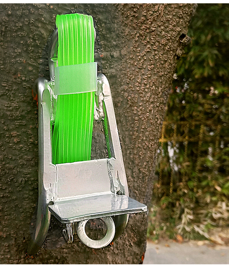 爬树脚扎子防滑猫爪上树抓马蜂专用工具安全加强版爬树器绑带随机一对