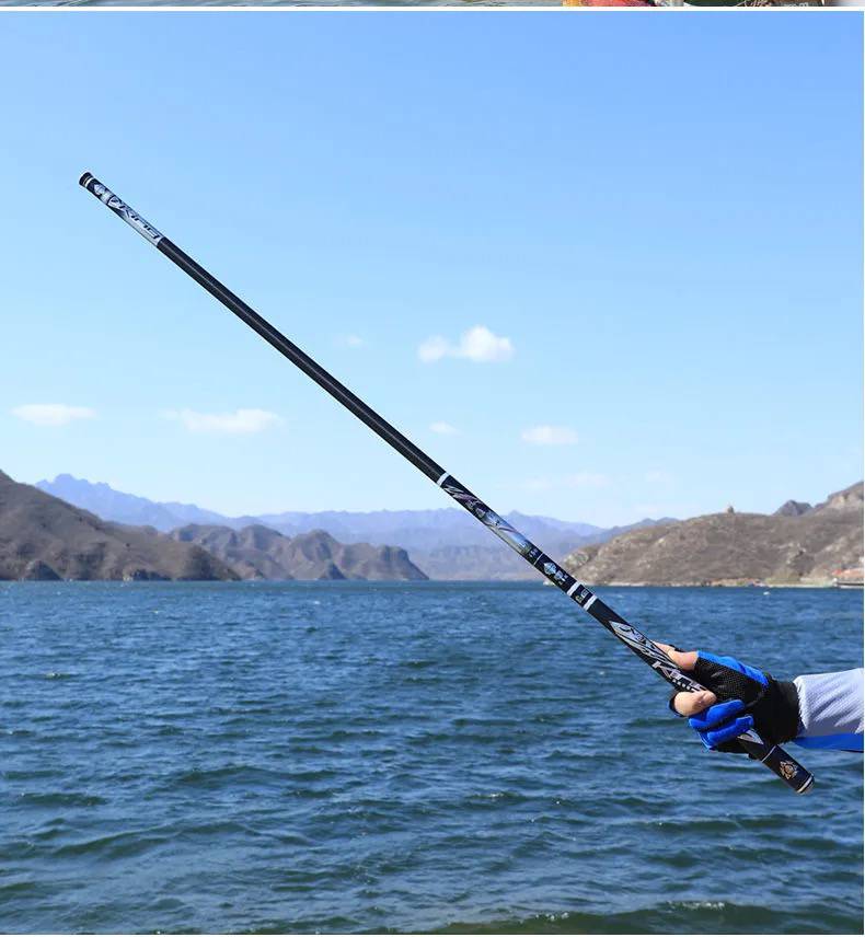 汉鼎同款鱼竿手杆19调钓鱼竿渔具套装鲫鱼鲤鱼碳素台钓竿创世5h3点6米