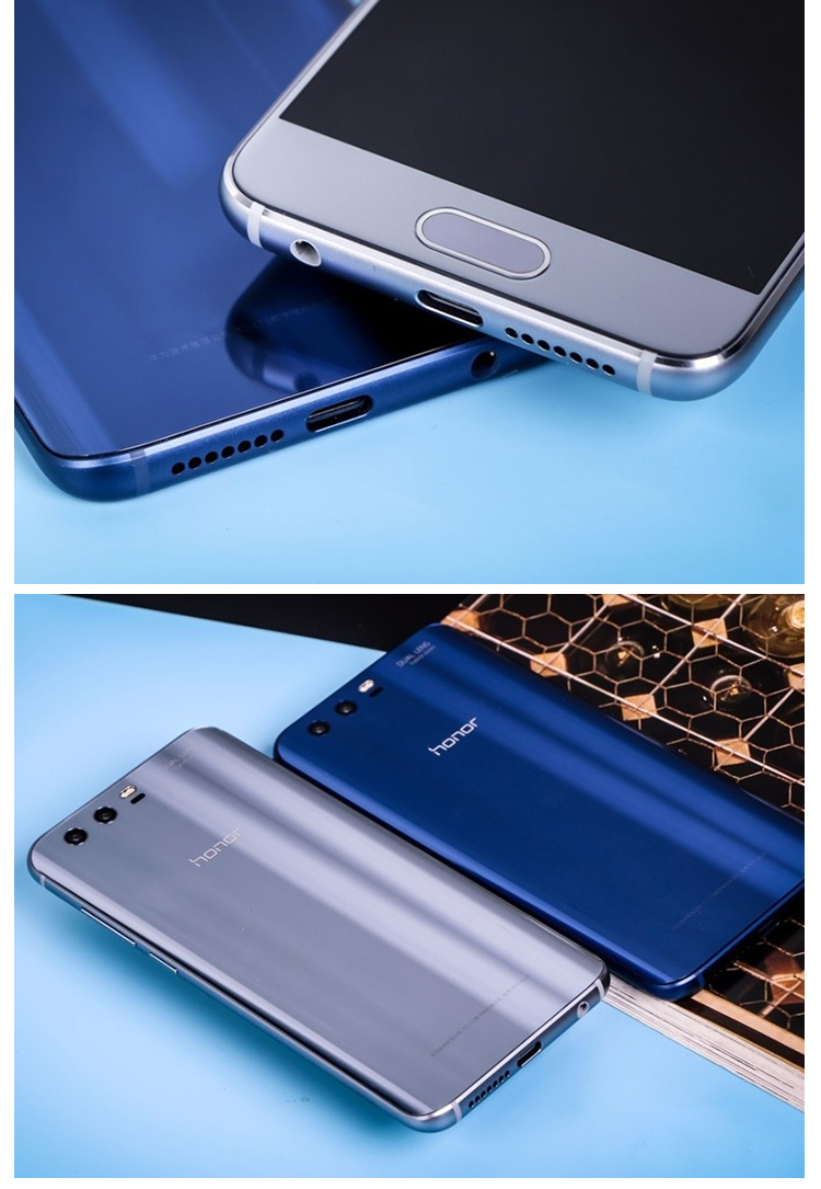 二手华为honor荣耀9通4g人脸识别指纹尊享版智能双摄手机8幻影黑9成新