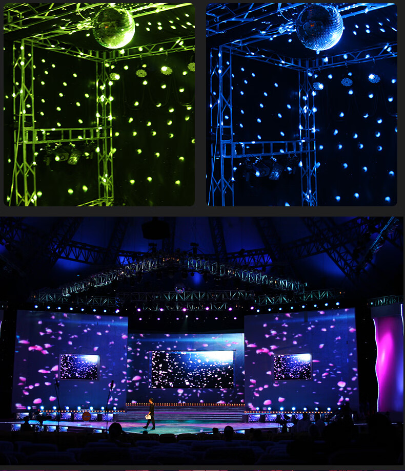 婚庆镜面球反光球反射球舞台装饰酒吧灯舞台灯光水晶魔球灯ktv旋转