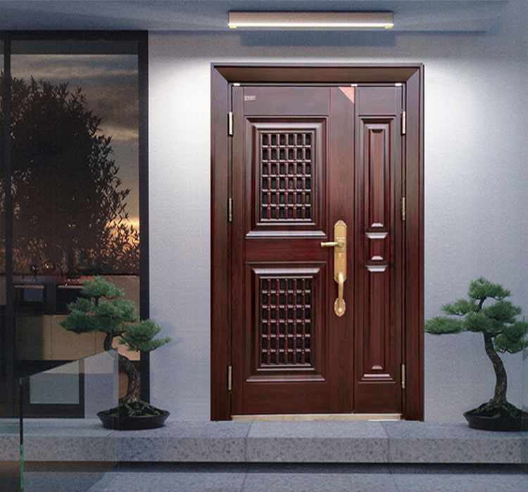 进户防盗门通风防盗门甲家用安安通气进户入户智能指