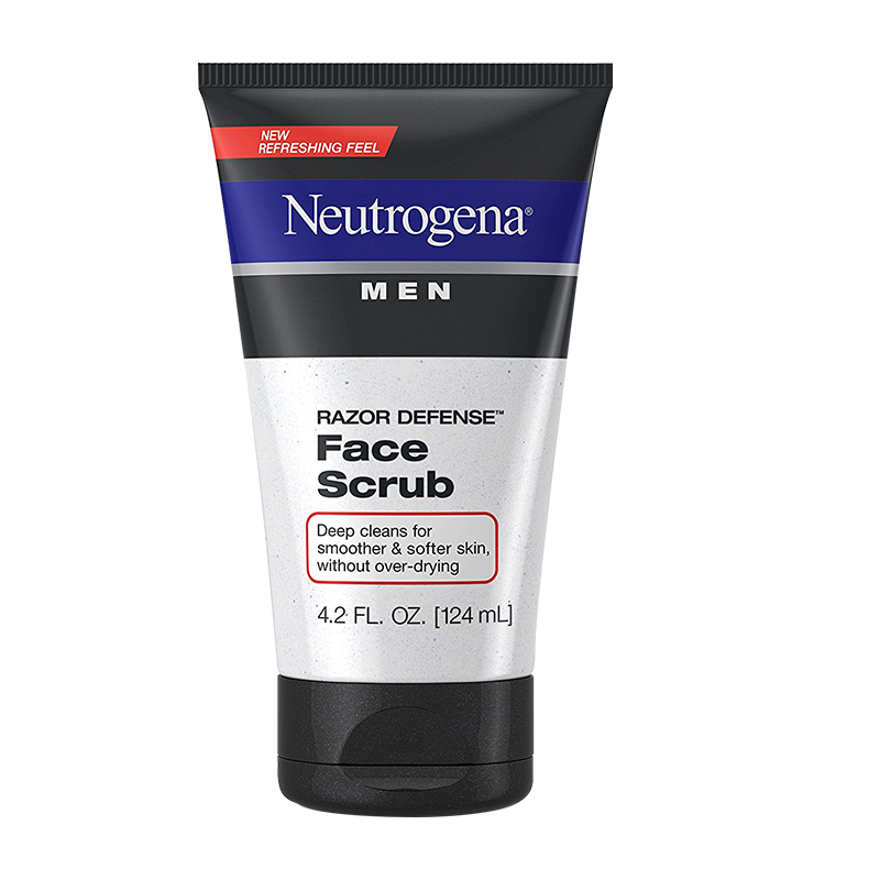 露得清neutrogena磨砂控油洗面奶深层清洁去黑头角质疏通毛孔温和不